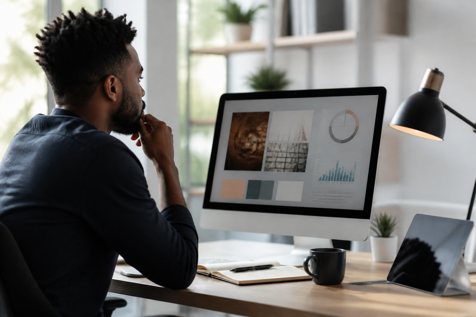Consultant marketing développant sa stratégie de personal branding