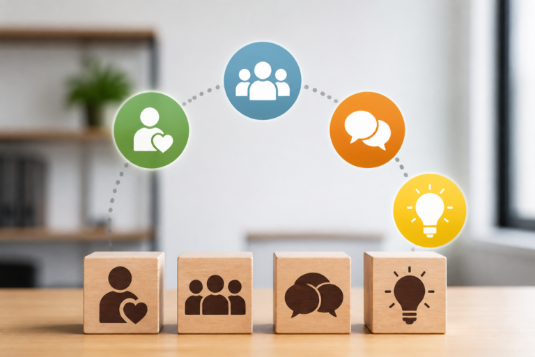 Illustration des piliers de la culture d'entreprise pour TPE et PME