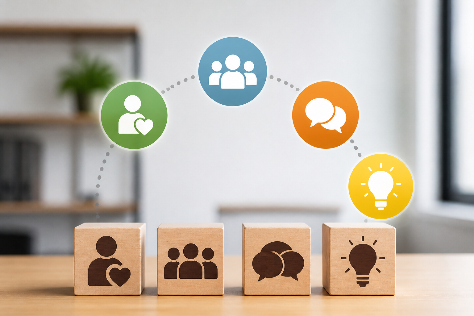 Illustration des piliers de la culture d'entreprise pour TPE et PME
