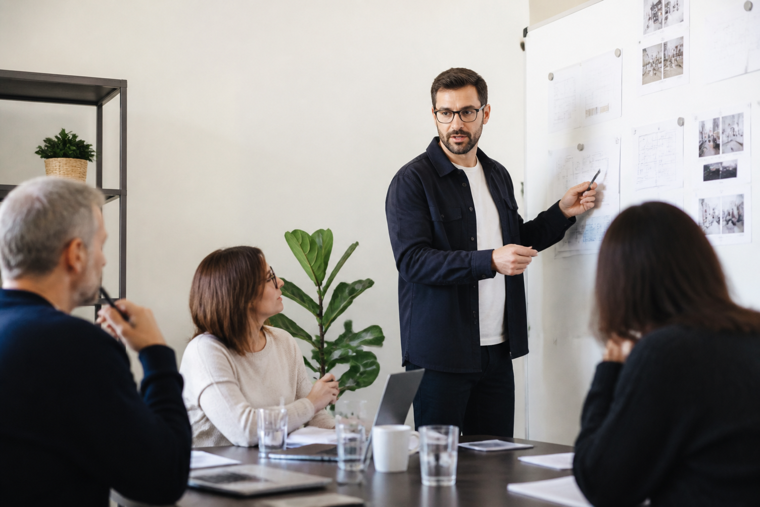 Réunion de travail PME sur communication interne