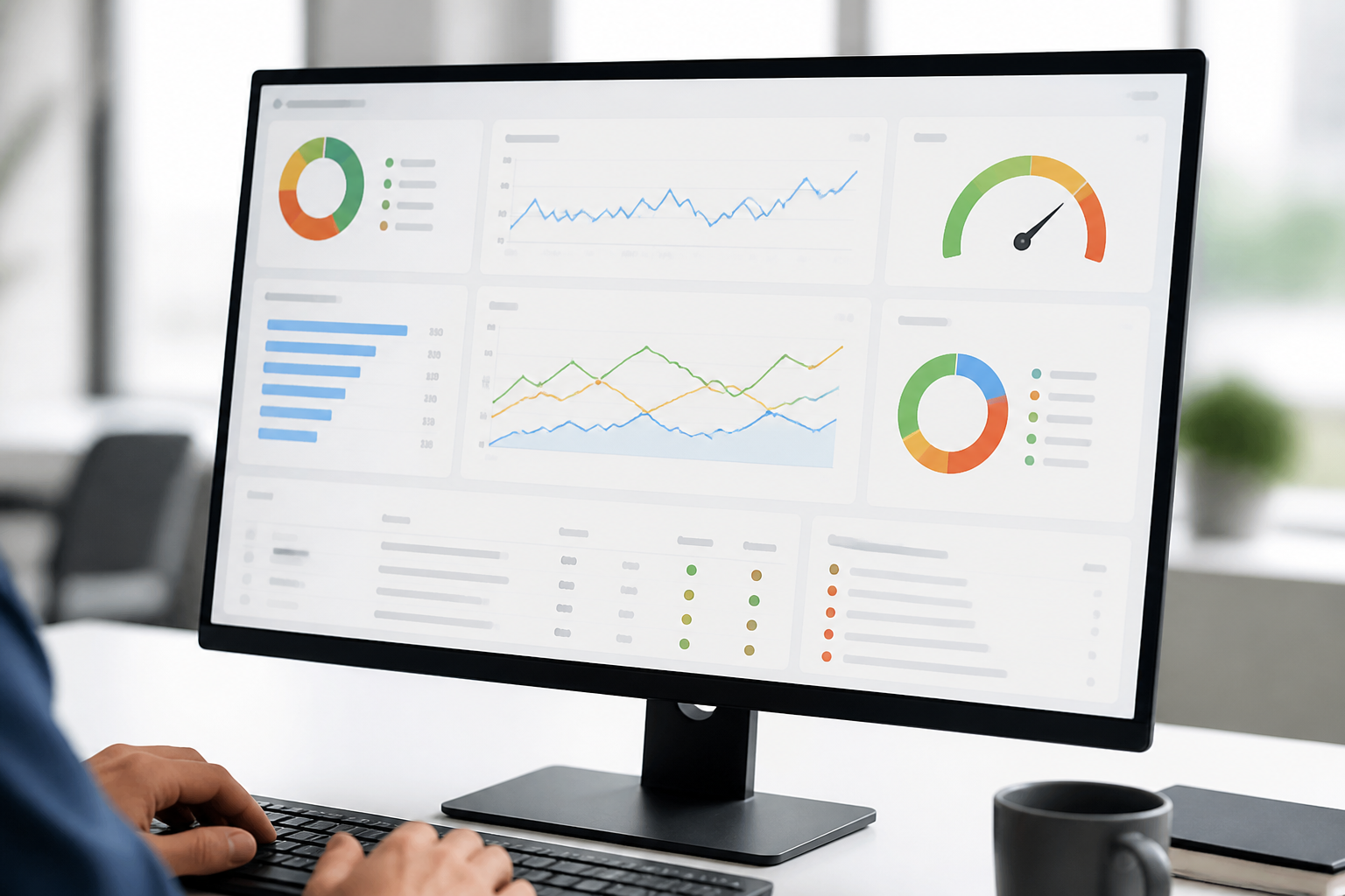 Exemple d'interface d'outil d'audit SEO avec indicateurs clés