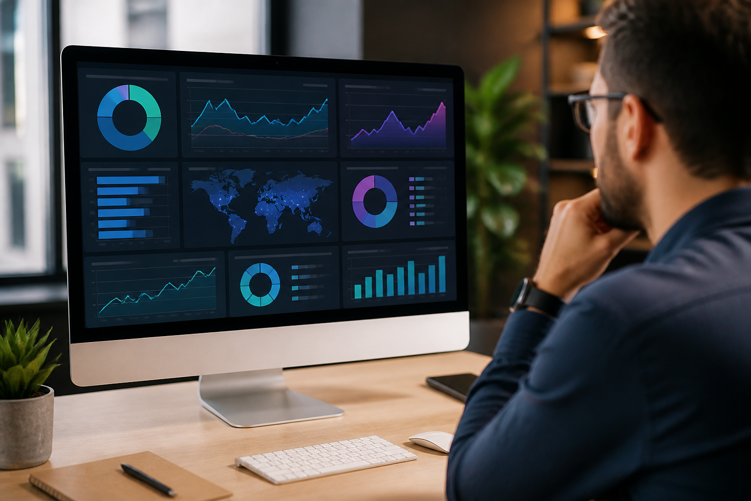 Dashboard d'outil d'analyse SEO adapté aux petites entreprises