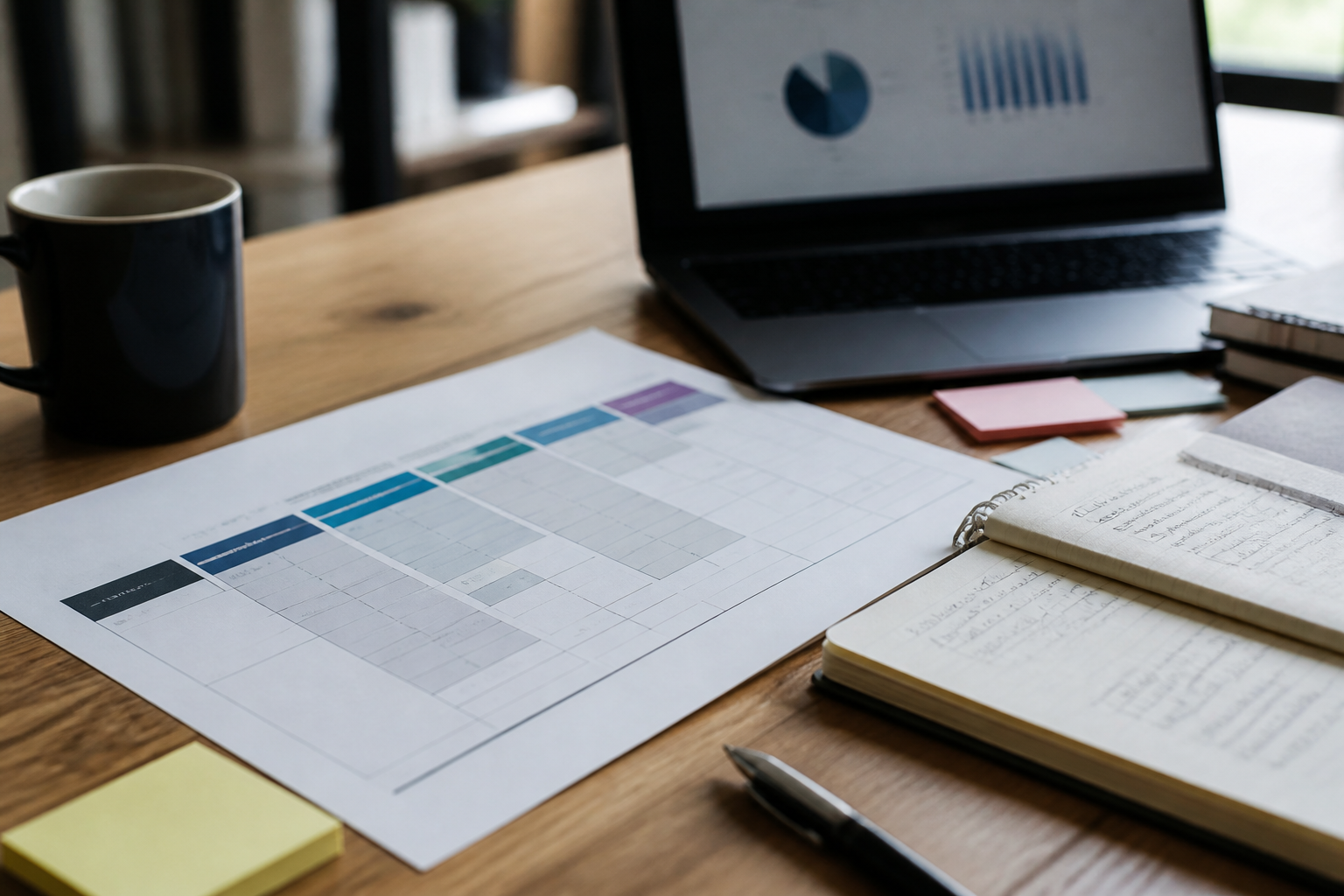 Modèle de plan de communication imprimé avec outils numériques