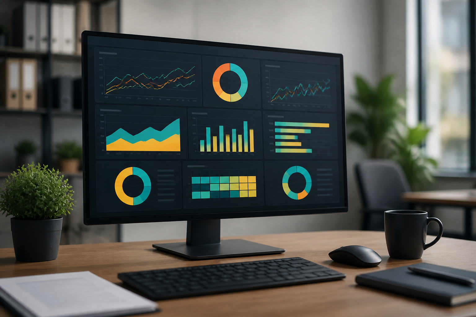 Tableau de bord de suivi des indicateurs marketing pour TPE