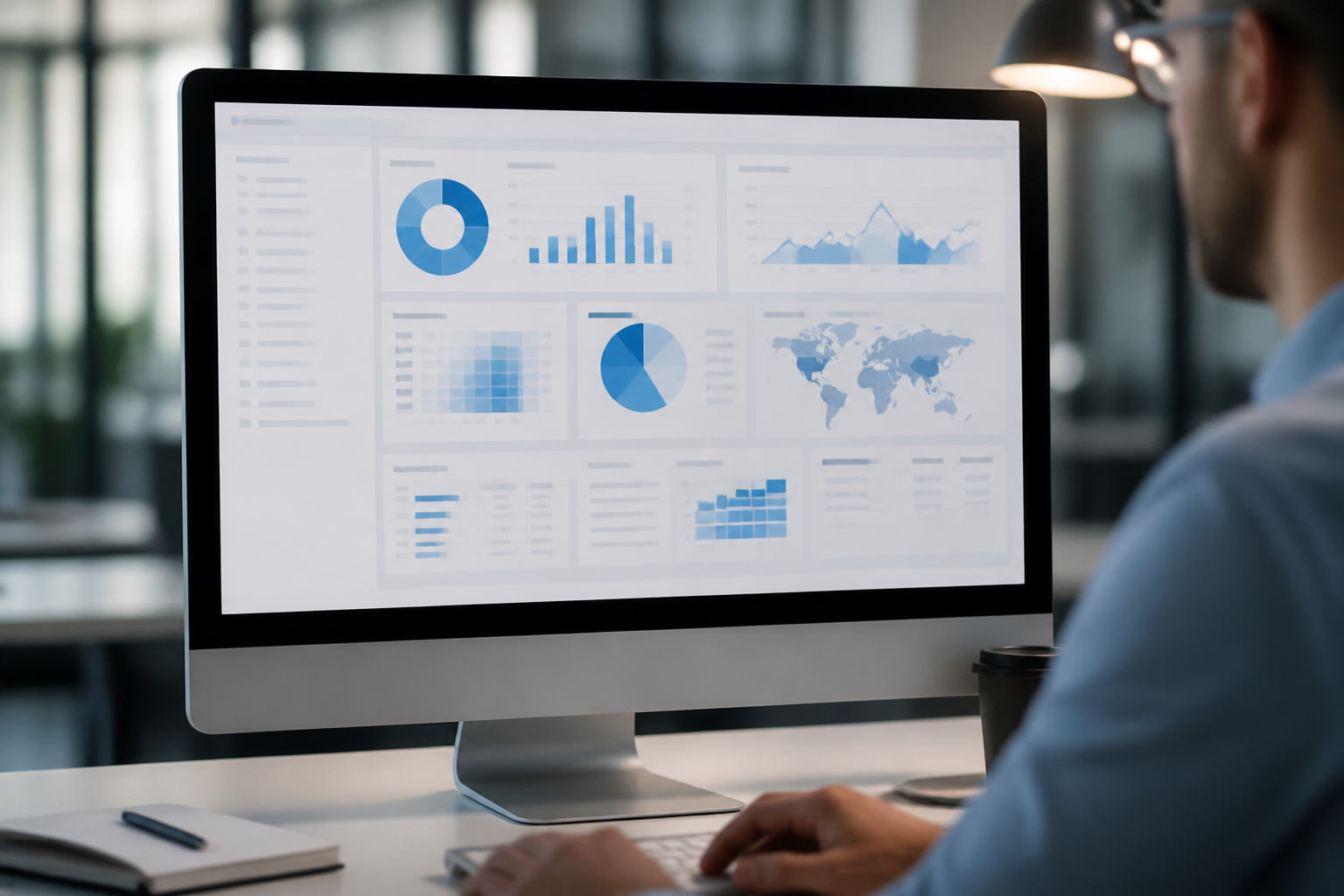 Écran montrant un tableau de segmentation client numérique