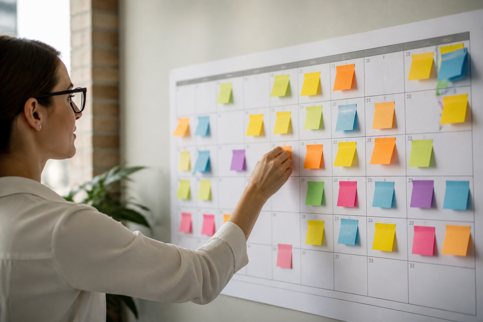 Calendrier de planification pour plan de communication