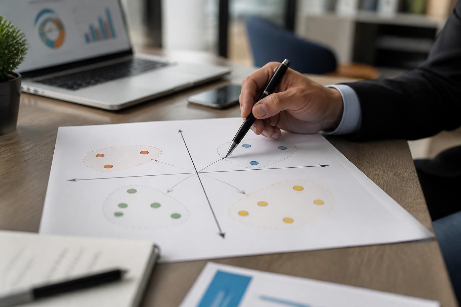 découvrez comment utiliser une carte perceptuelle de positionnement pour analyser le marché et affiner votre stratégie d'entreprise grâce à cet outil clé.