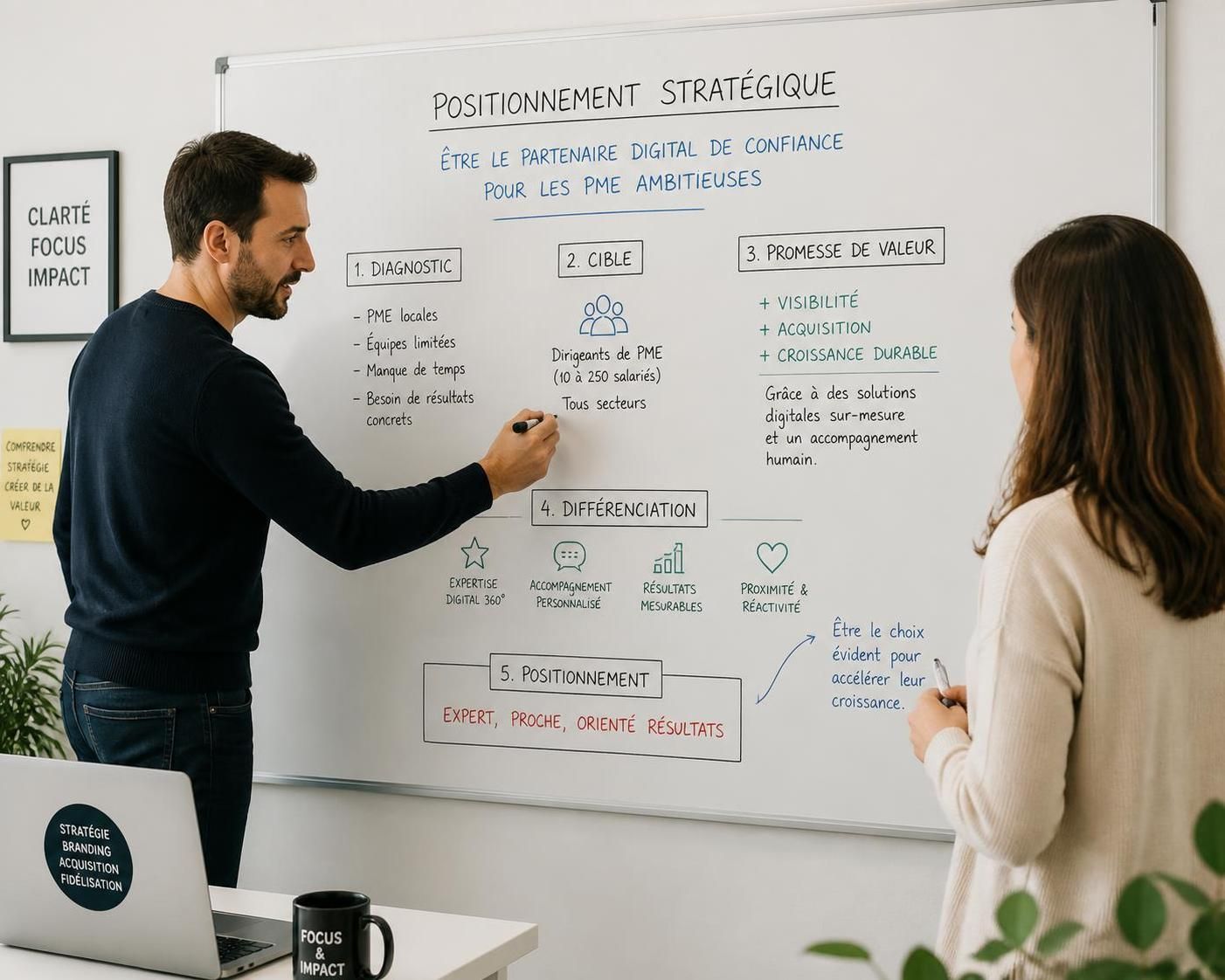 découvrez comment définir le positionnement de votre entreprise afin de mieux vous différencier sur le marché et attirer votre clientèle cible efficacement.