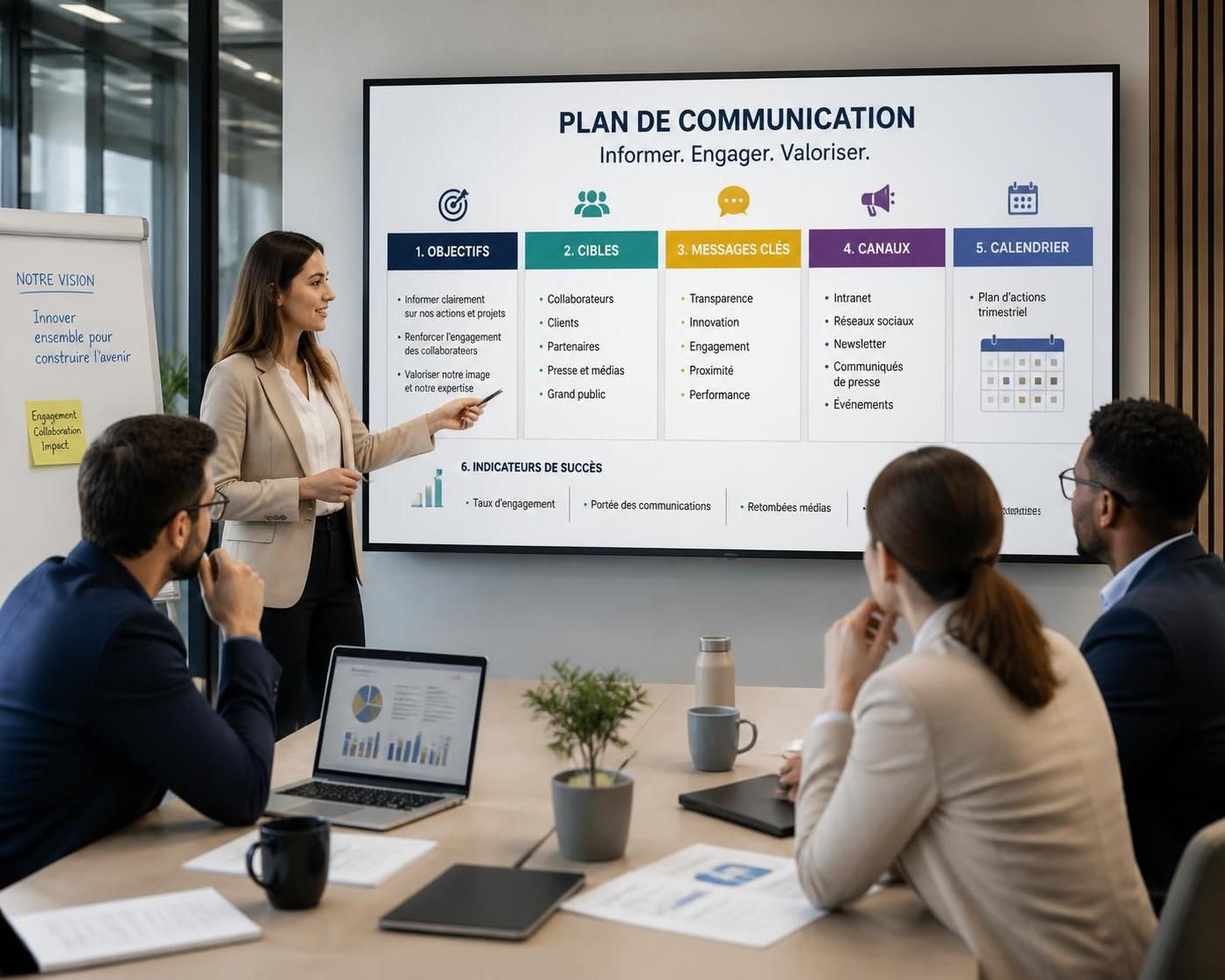 découvrez comment élaborer un plan de communication efficace pour votre entreprise afin d'optimiser votre visibilité, atteindre vos objectifs et renforcer votre image de marque.