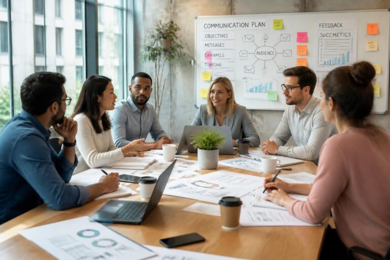 découvrez un exemple de plan de communication interne efficace pour améliorer la collaboration et l'engagement au sein de votre entreprise.