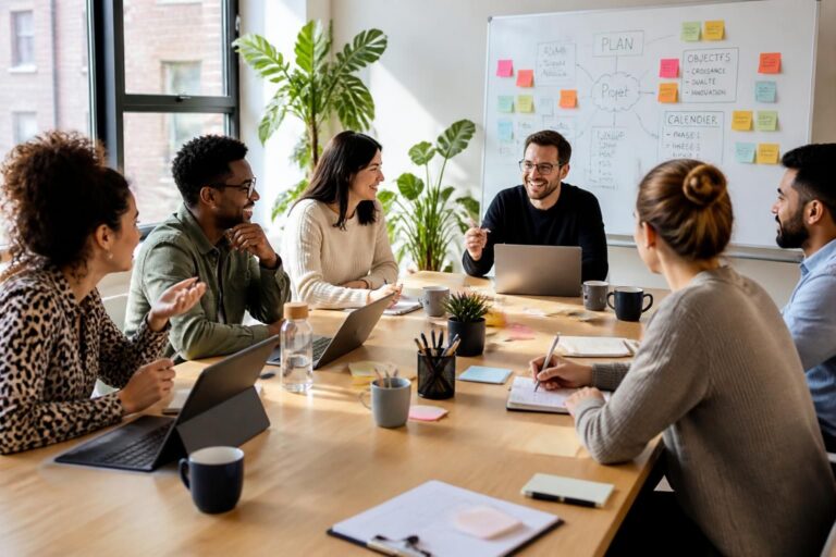 découvrez un exemple de plan de communication interne efficace pour renforcer la cohésion d’équipe et optimiser la collaboration au sein de votre organisation.