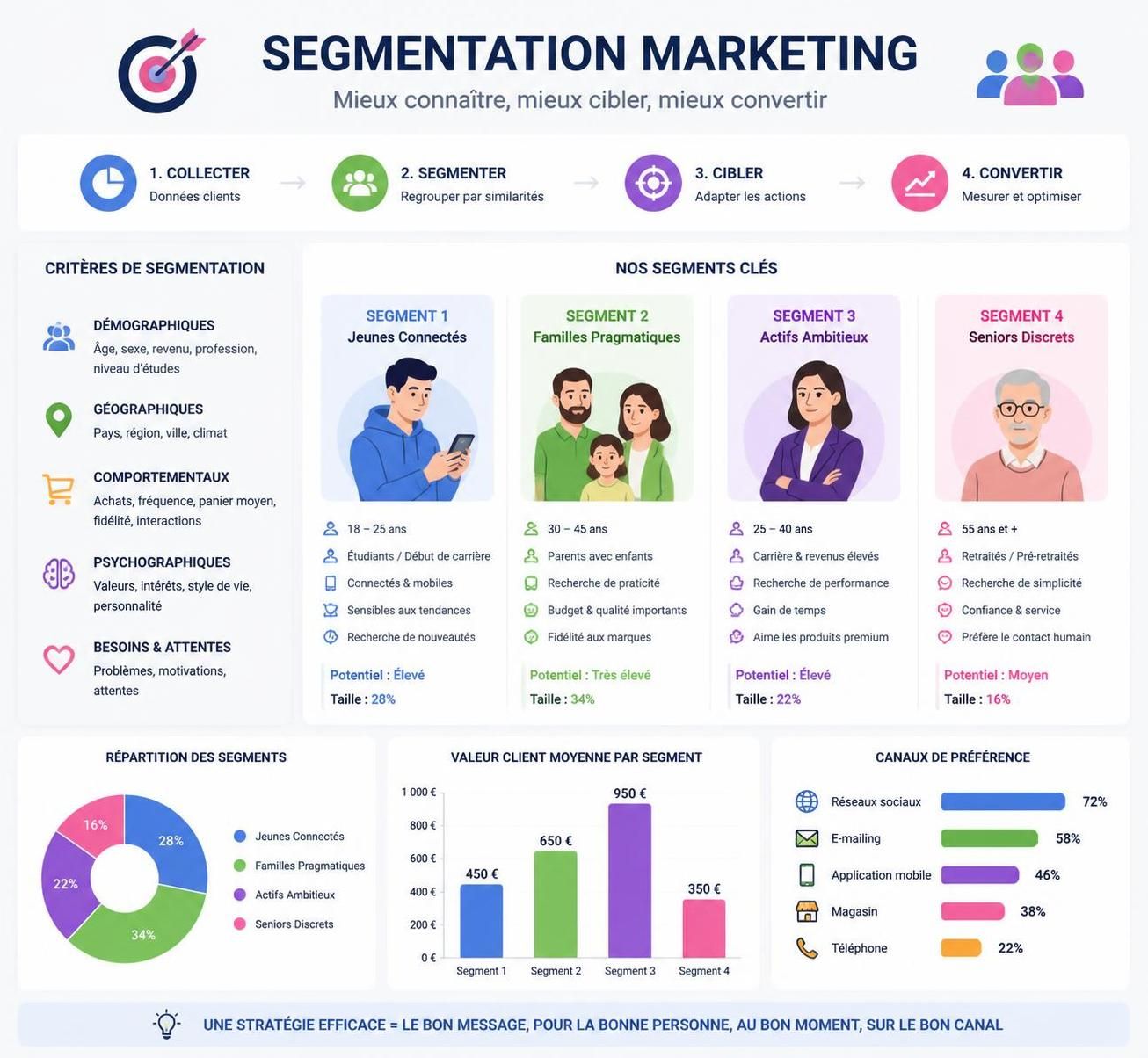 découvrez des exemples concrets de segmentation marketing pour optimiser votre ciblage client et améliorer l'efficacité de vos campagnes.