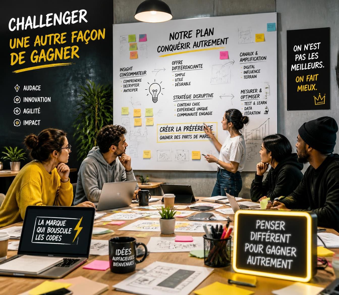 découvrez les différences entre leader, challenger et suiveur, et comprenez comment chaque stratégie influence la dynamique du marché pour mieux positionner votre entreprise.