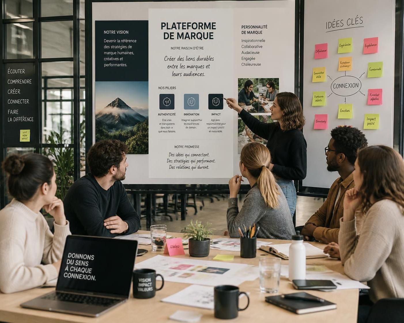 découvrez comment définir l’identité de votre entreprise grâce à une plateforme de marque efficace pour renforcer votre image et fidéliser vos clients.
