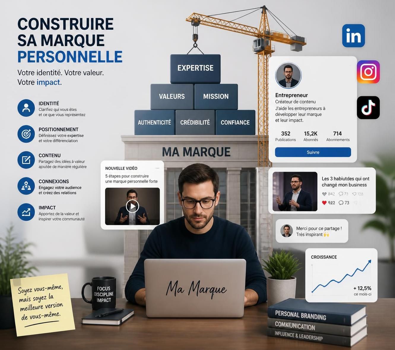 découvrez ce qu'est le personal branding, son importance pour se démarquer professionnellement et comment construire une image authentique et impactante.