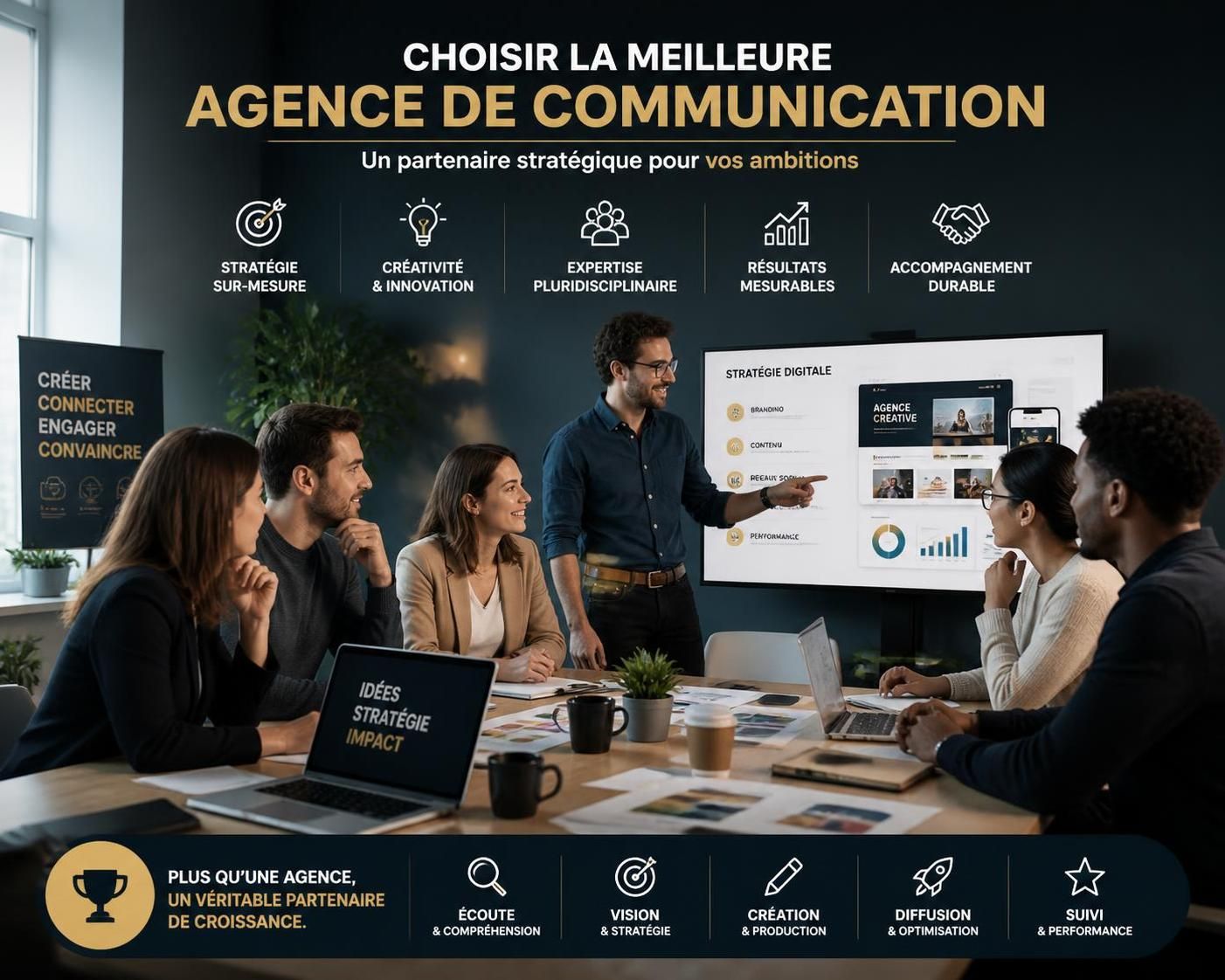 découvrez nos conseils pour sélectionner la meilleure agence de communication adaptée à votre projet et assurer le succès de votre stratégie.
