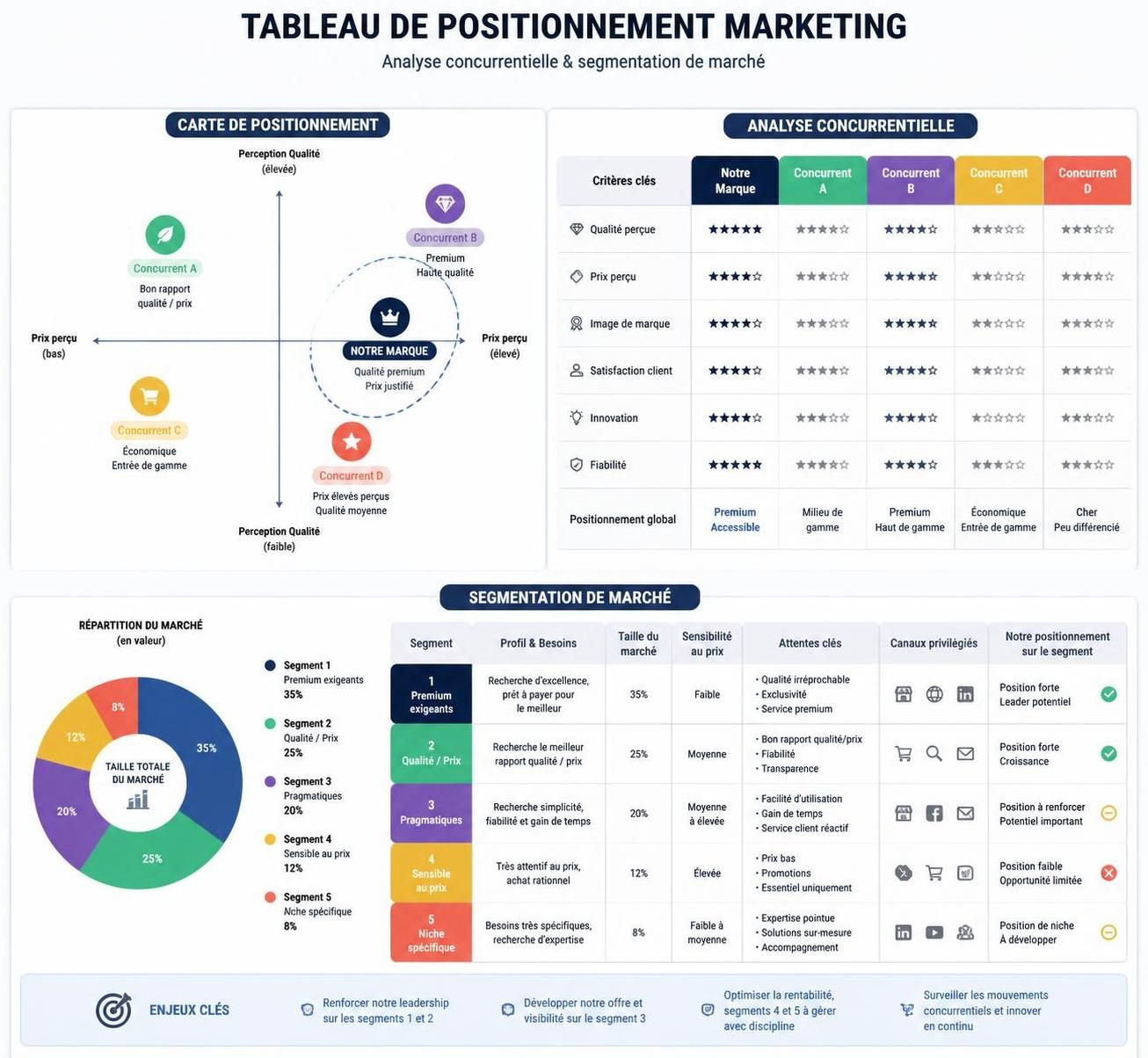 découvrez comment définir efficacement votre position sur le marché pour vous démarquer de la concurrence et attirer votre clientèle cible avec succès.
