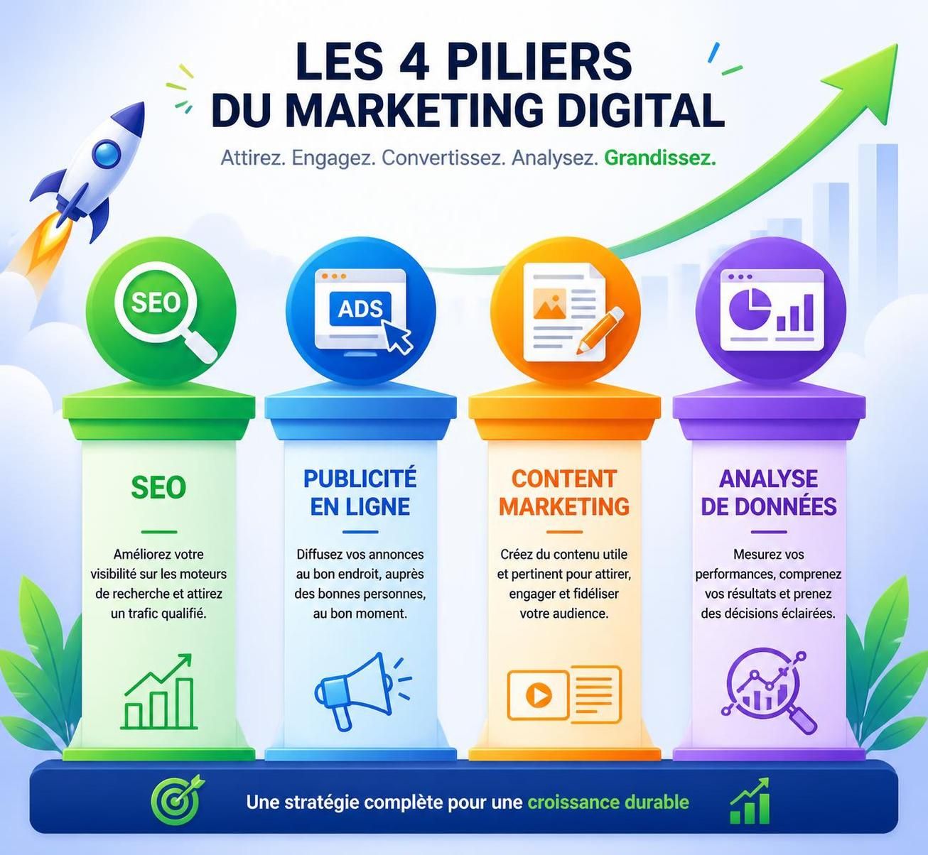 découvrez les bases essentielles du marketing digital pour augmenter votre visibilité en 2026 et attirer plus de clients grâce aux stratégies modernes et efficaces.