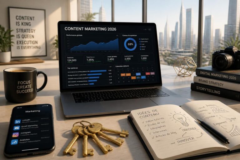 découvrez les clés essentielles pour réussir votre stratégie de content marketing en 2026 et maximisez l'engagement de votre audience avec des conseils pratiques et innovants.