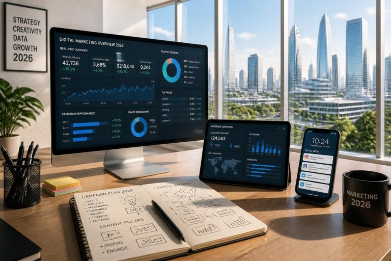 découvrez les meilleures stratégies pour réussir votre marketing digital en 2026 et booster la visibilité de votre entreprise grâce aux outils et techniques innovants.