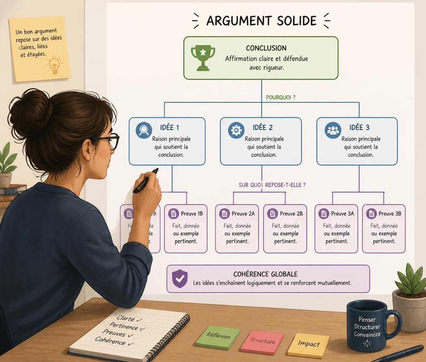 découvrez comment structurer votre stratégie argumentative pour organiser vos idées clairement et convaincre efficacement votre auditoire.